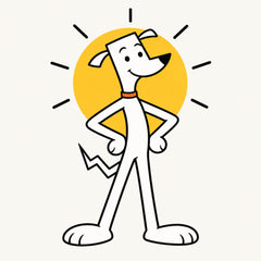 Bend the dog standing in the sunshine