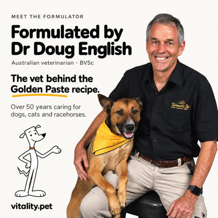 Dr Doug English, the vet behind the Golden Paste recipe