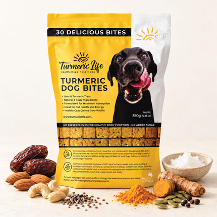 Turmeric Dog Bites by Dr Doug English, 30-bite pack